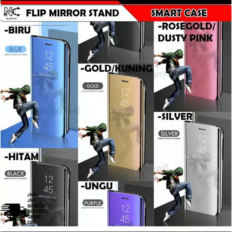 CASE CLEAR VIEW STANDING HUAWEI P30 - P30 PRO - P30 LITE - Y7 PRIME