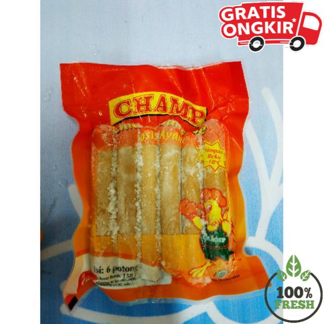 

[PASTI FRESH] SOSIS AYAM CHAMP ISI 6