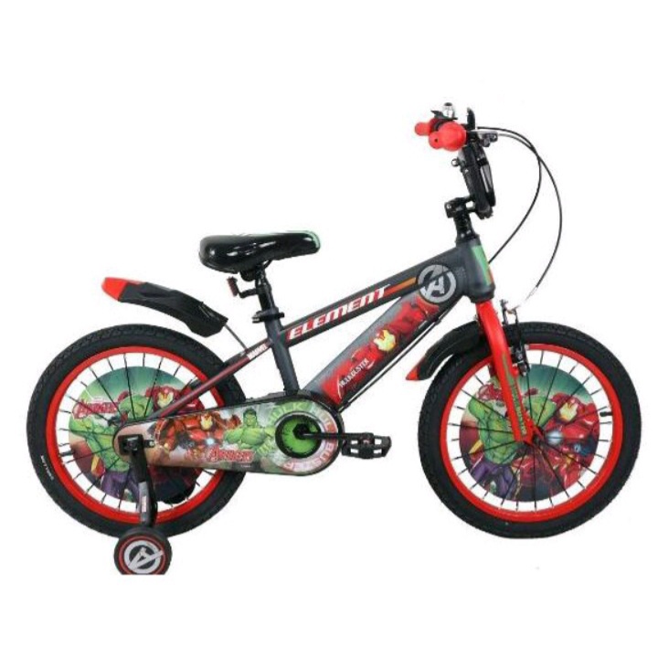 Sepeda Anak Element BMX Marvel Series Hulk Buster 12 Inch Frame Hi Teen Steel Garansi Kredit COD SNI-1
