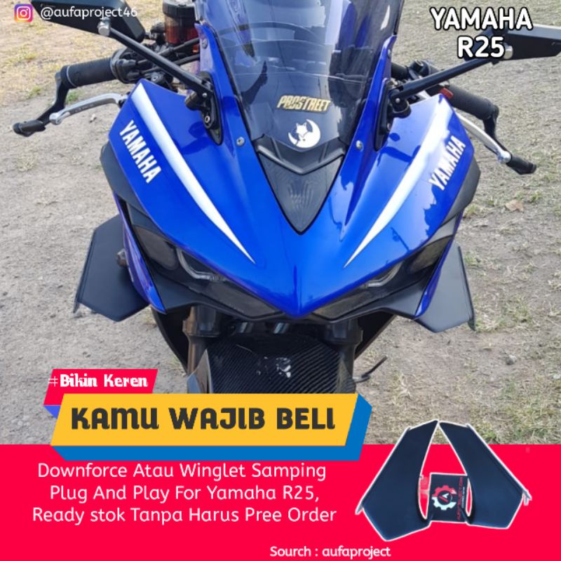 Downforce Atau Winglet Samping Yamaha R25