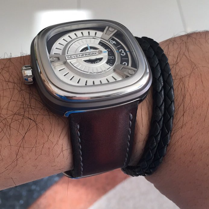 Tali Unik Jam Tangan Pria Gunny Straps Java Chip untuk Sevenfriday P3/BB P1B/01 P1B/02 P2B/01 P2B/02
