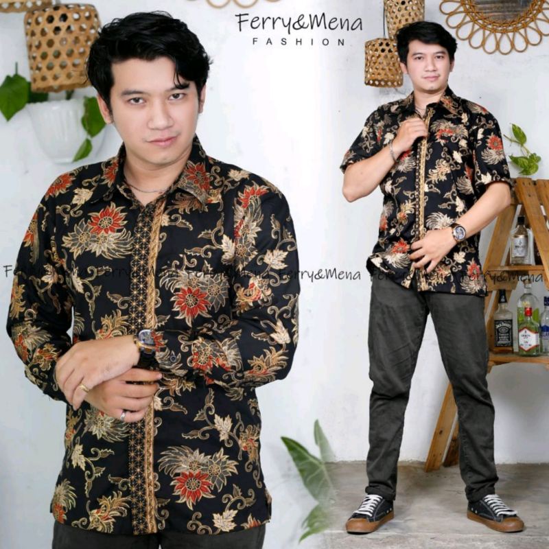 Kemeja Lengan Panjang VOL 2 Batik Kondangan  by tokozahra27