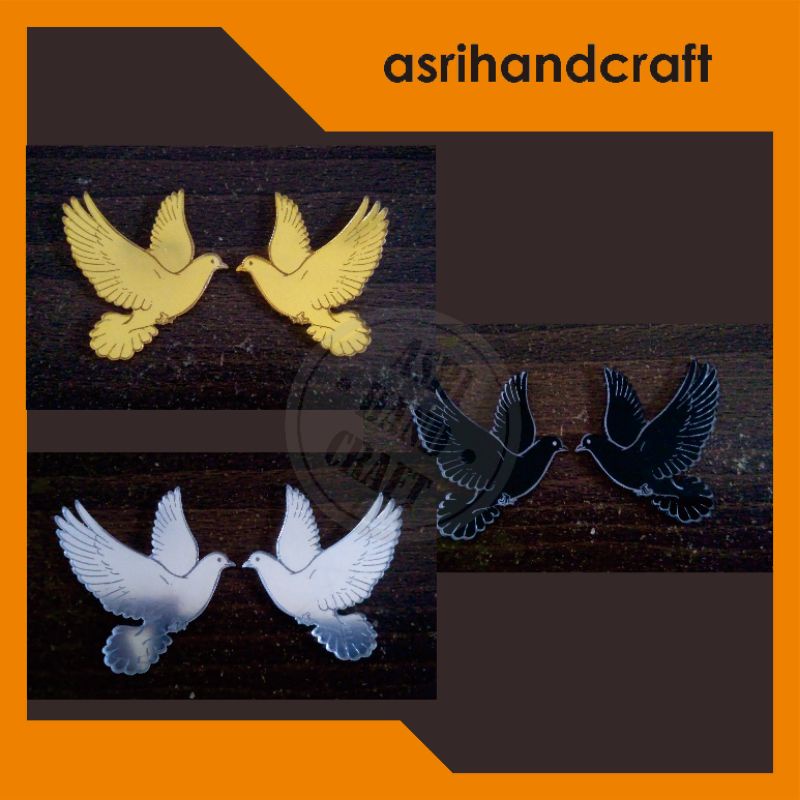 BURUNG MERPATI DEKORASI HIASAN MAHAR