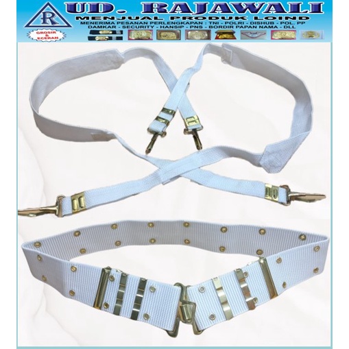 Slempang Kopel Nilon PKD Provos Security Tebal Berkualitas | Kopel Rim Putih