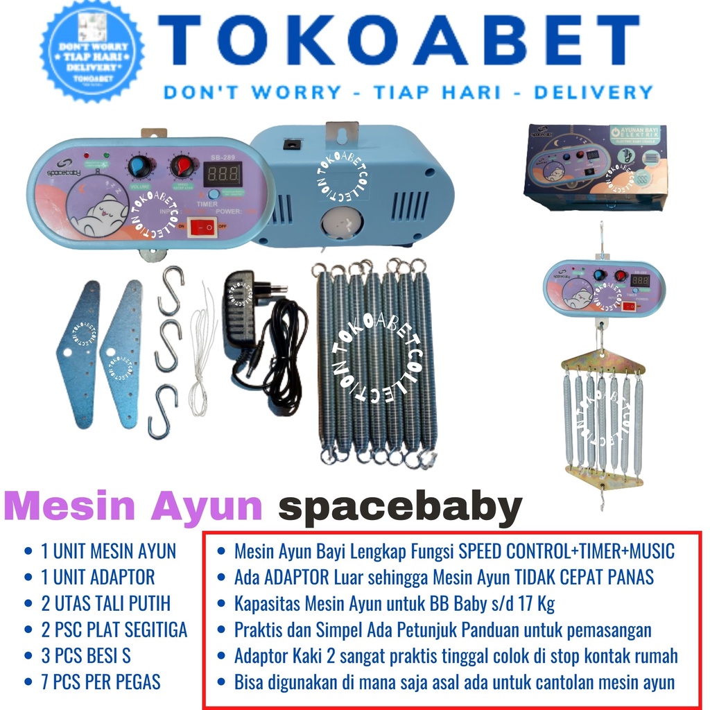 Paket Tiang Ayunan Elektrik Portable GT Baby/WJ Baby dan Tiang EPOXY PROMO12.12#tokoabet