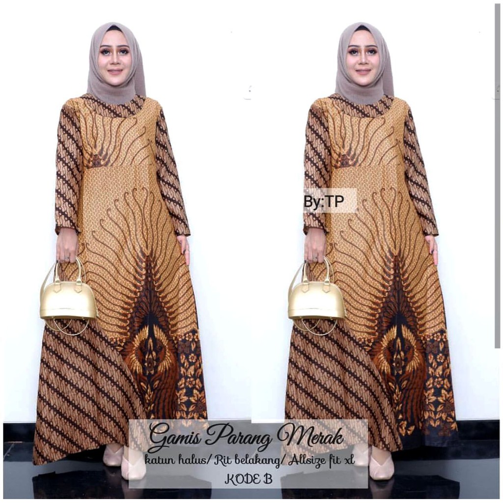 GROSIR BATIK GAMIS PARANG MERAK