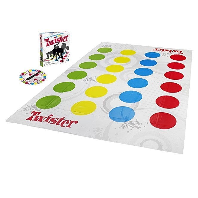 Twister Board Game Challenges Permainan Mat Lantai Classic Fun Toys