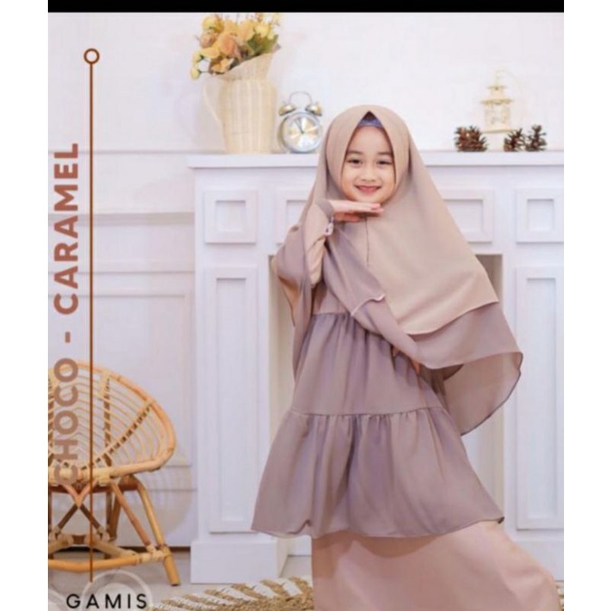 Gamis anak bahan ceruty babydol 3-9 tahun diva12 tahun  bahan ceruty