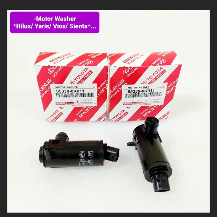 motor washer wiper depan hilux vigo yaris vios sienta