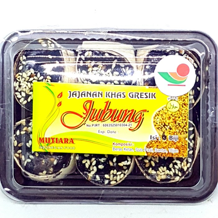 

MUTIARA JENANG JUBUNG JAJANAN KHAS GRESIK ISI 6pcs | WIJEN ASLI KLOBOT