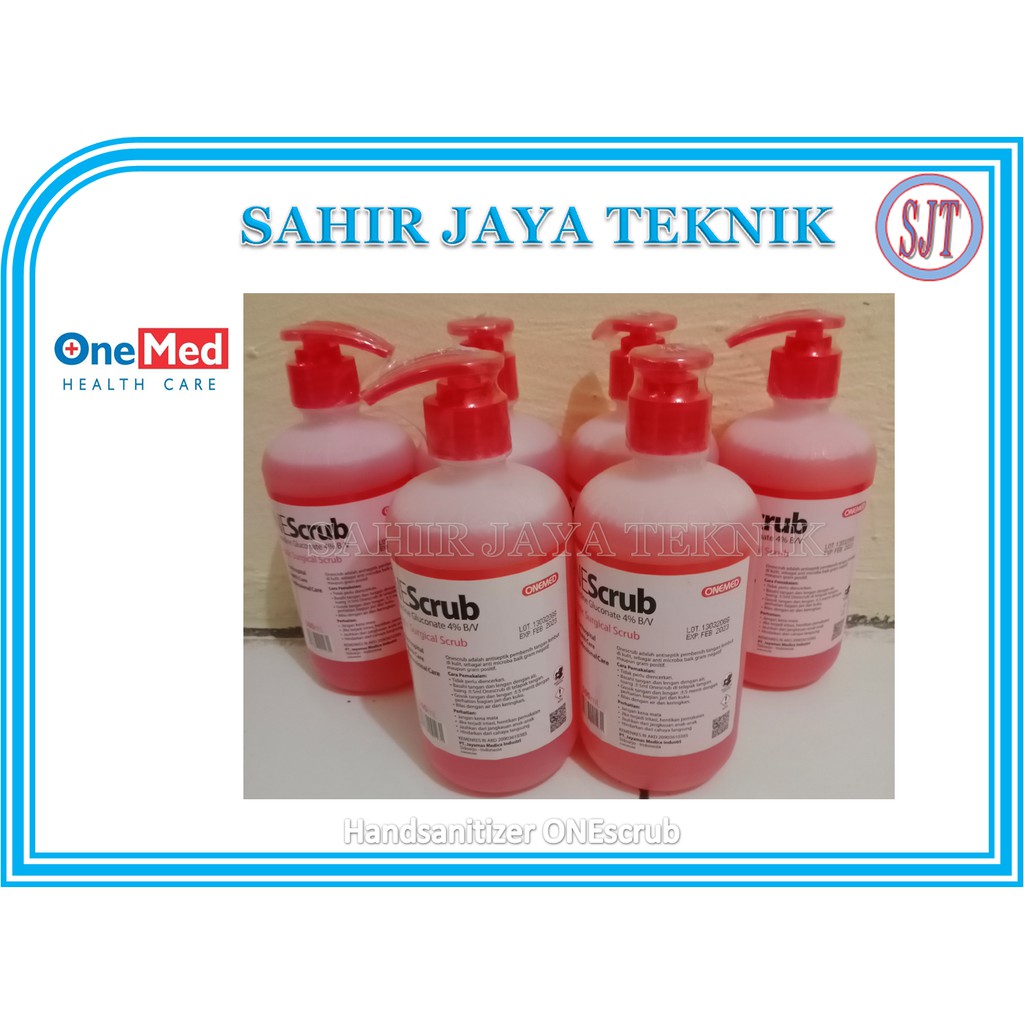 One Scrub 4% 500ml - ONEMED / Handsanitizer/Antiseptik Onemed