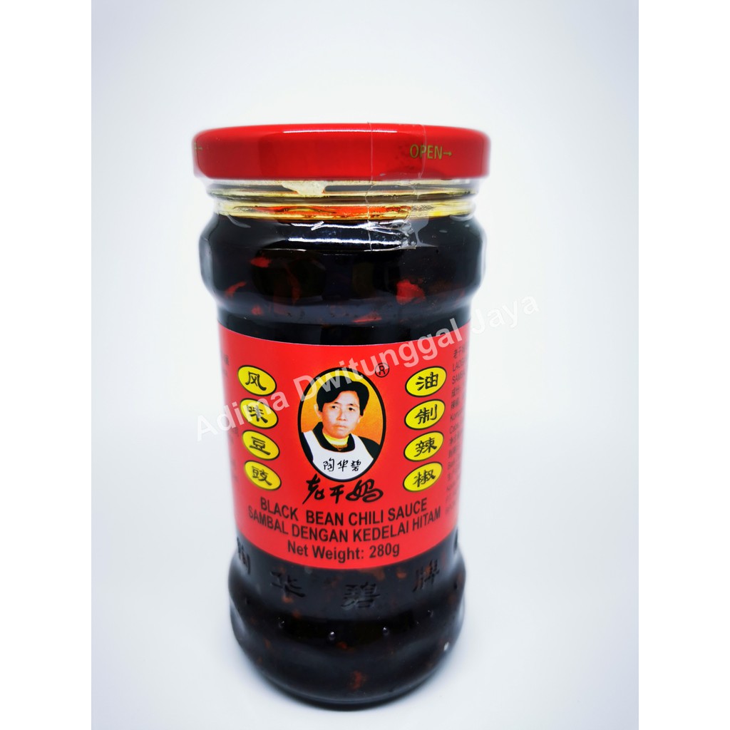 Lao Gan Ma Black Bean Chili Sauce/Laoganma Sambal Kedelai hitam 280gr