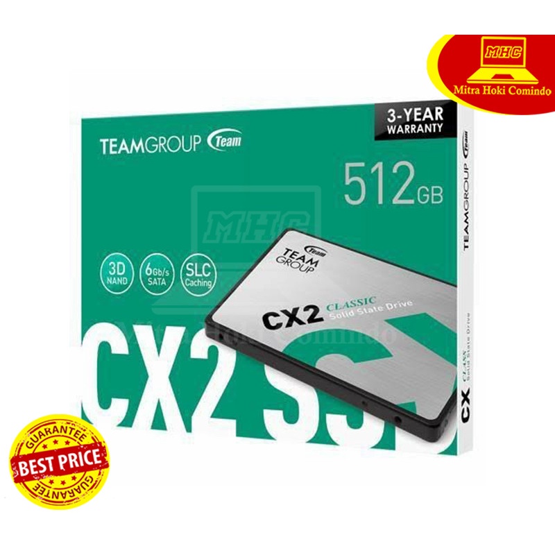 SSD TEAM CX2 512GB SSD SATA