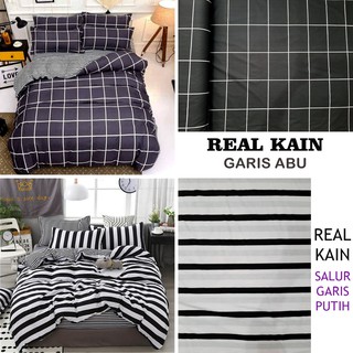  Sprei  motif  kotak bunga Shopee Indonesia