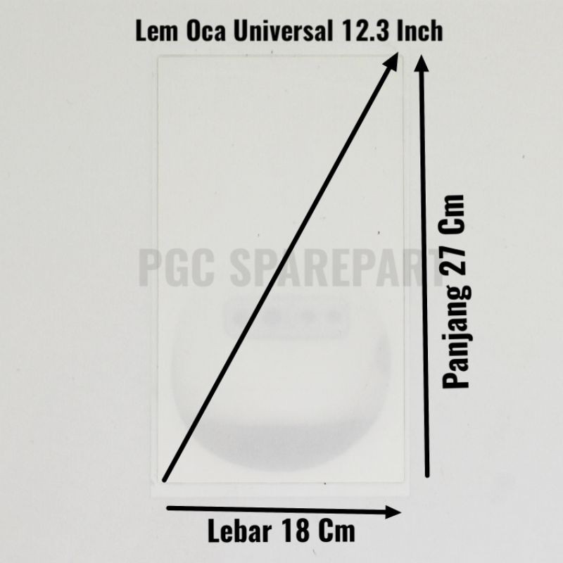 

Universal Lem OCA 12.3 inch - Adhesive Perekat Occa Kering Dry Glue 12.3inch