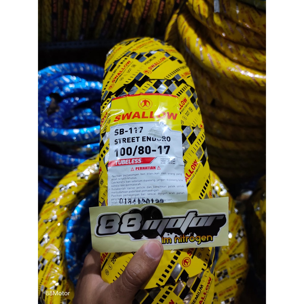 Ban Swallow SB 117 100/80-17 Tubeless