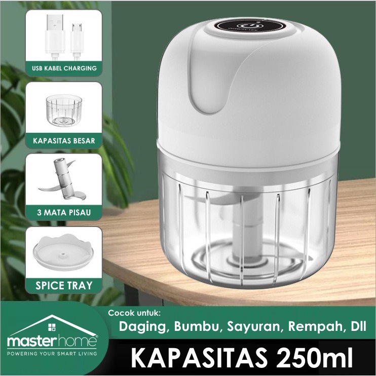 MINI CHOPPER ELEKTRIK/USB MINI FOOD PROCESSOR/BLENDER BUMBU PORTABLE - IG