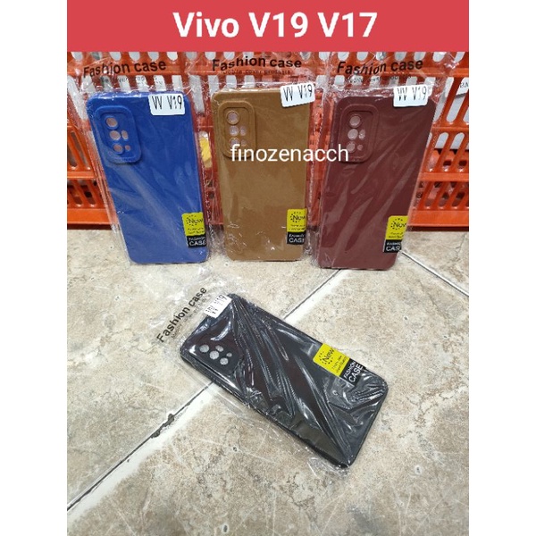 SoftCase Vivo V19 V17 Silikon Casing Case Macaron Pro