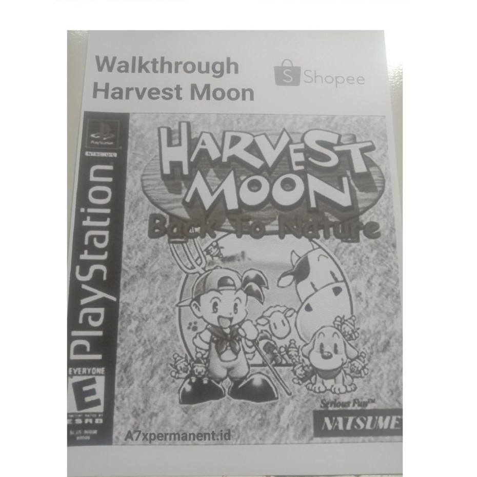 Walkthrough Harvest Moon Back To Nature