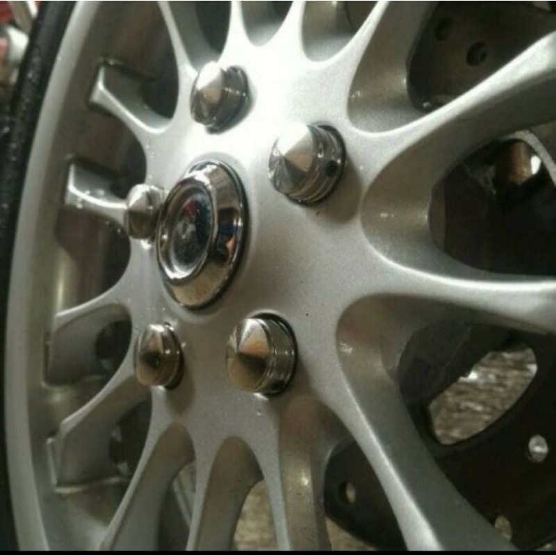 tutup baut velg vespa primavera, sprint - aksesoris vespa