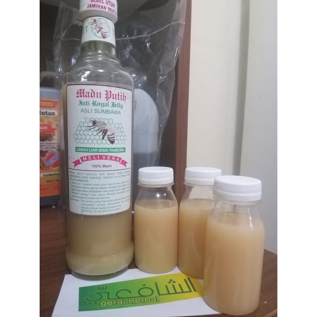 

MADU PUTIH (INTI ROYAL JELLY DAN BEE POLEN)