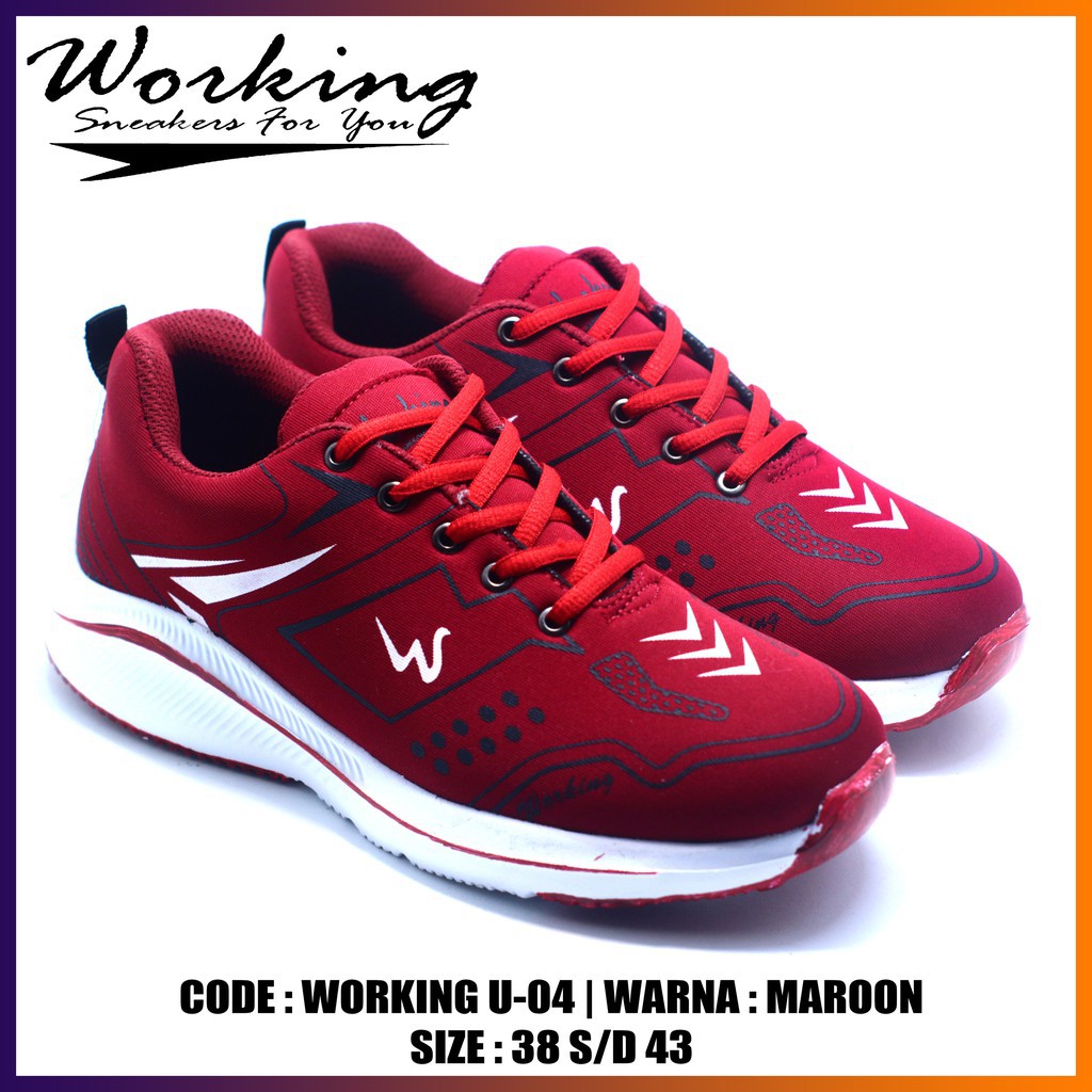 Working Sneakers For You Sepatu Running U-04