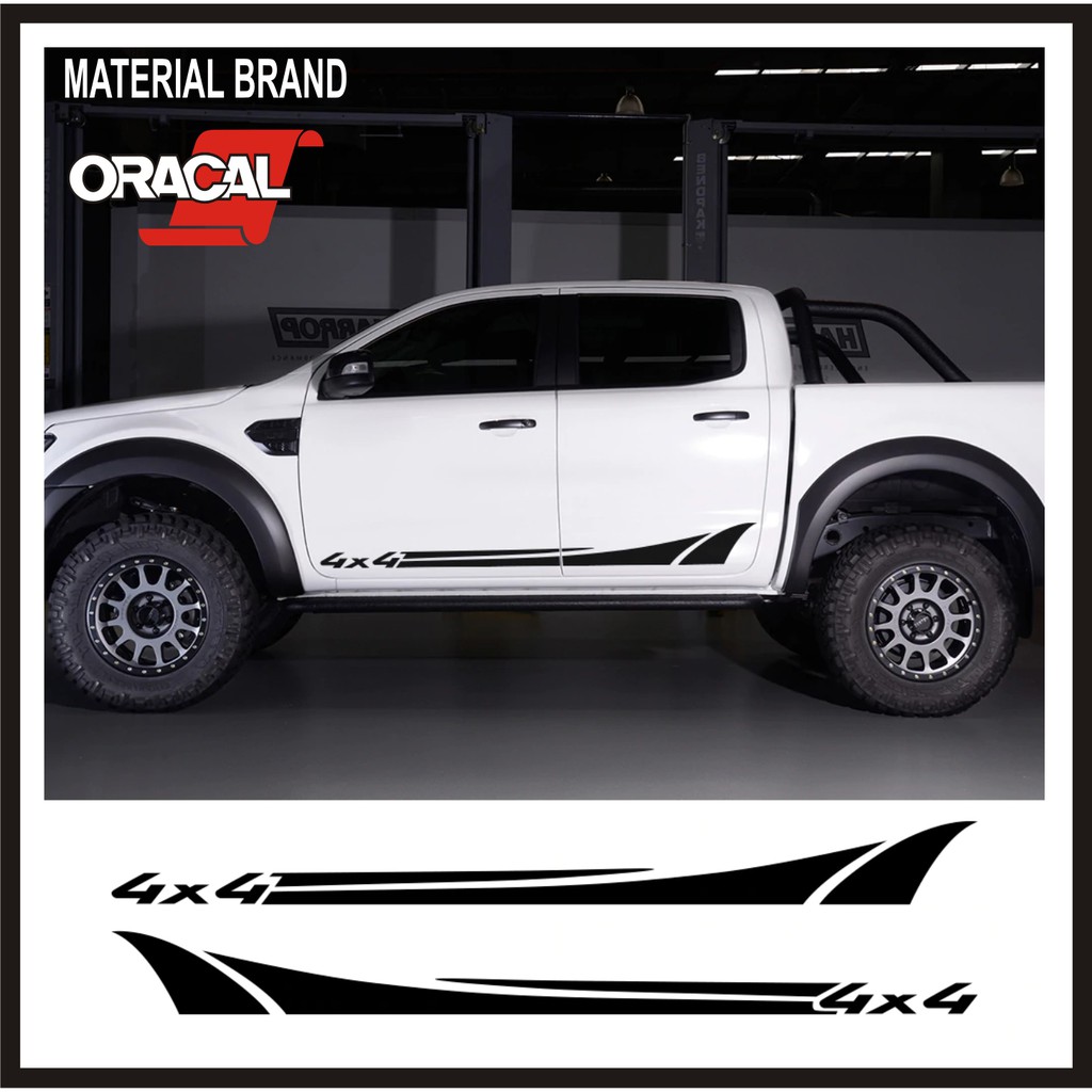Stiker Sticker Mobil Cutting Lis Ford Ranger 4x4 Navara Isuzu D Max Strada Triton Keren Shopee Indonesia