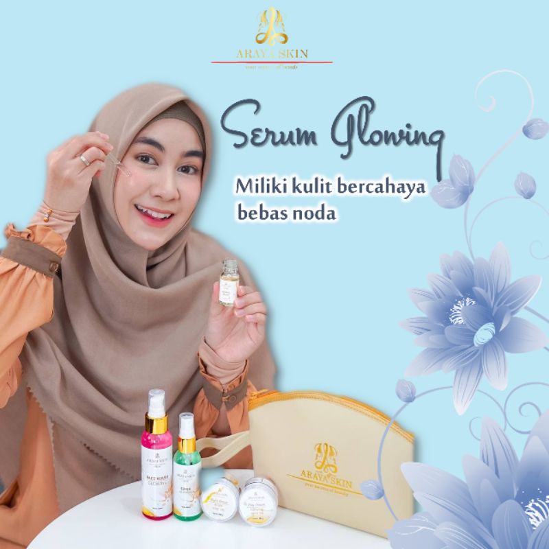ARAYA SKINCARE / PAKET WAJAH ARAYA SKINCARE / ORIGINAL / BPOM / PAKET WAJAH DAN SERUM