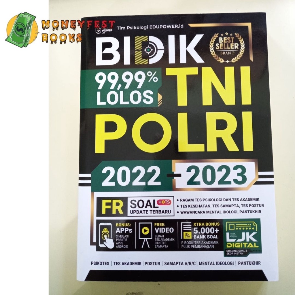 TERBARU BUKU TNI POLRI BIDIK 99,99% LOLOS TNI POLRI 2022 - 2023