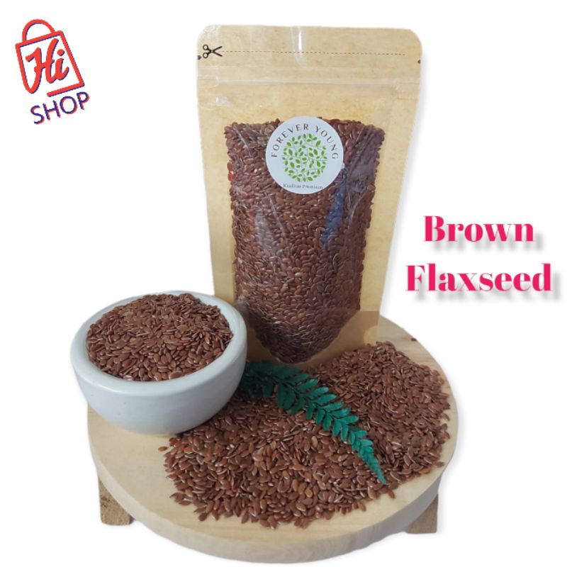 

Superfood - Brown Flaxseed Organik Biji Rami Coklat Organik Kualitas Premium