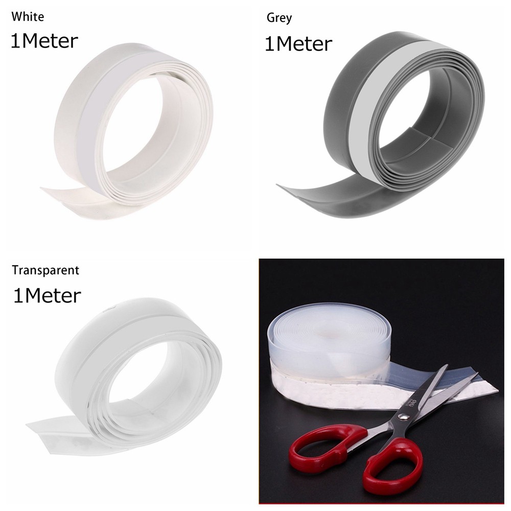 Tape Sealing Transparan Anti Angin untuk Pintu / Jendela Kamar Mandi