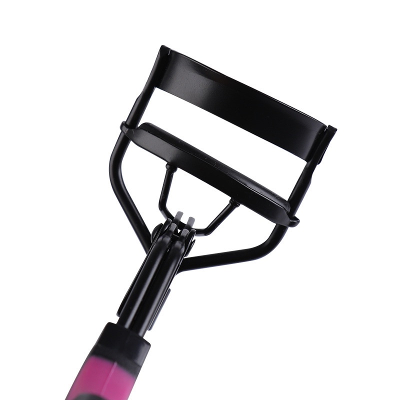 1pc Penjepit Bulu Mata Palsu Bahan Stainless Steel Warna Hitam Ungu