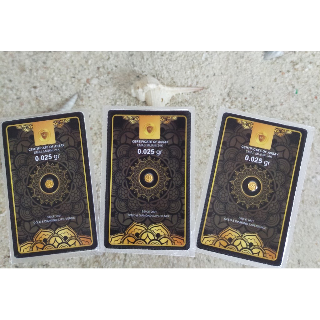 Emas/Mini/24karat/ Mini gold 0,025 gr||Termurah