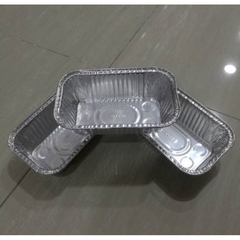 Alu Tray Alu Foil Ox-250 13.6x8.2x3.6 10pcs