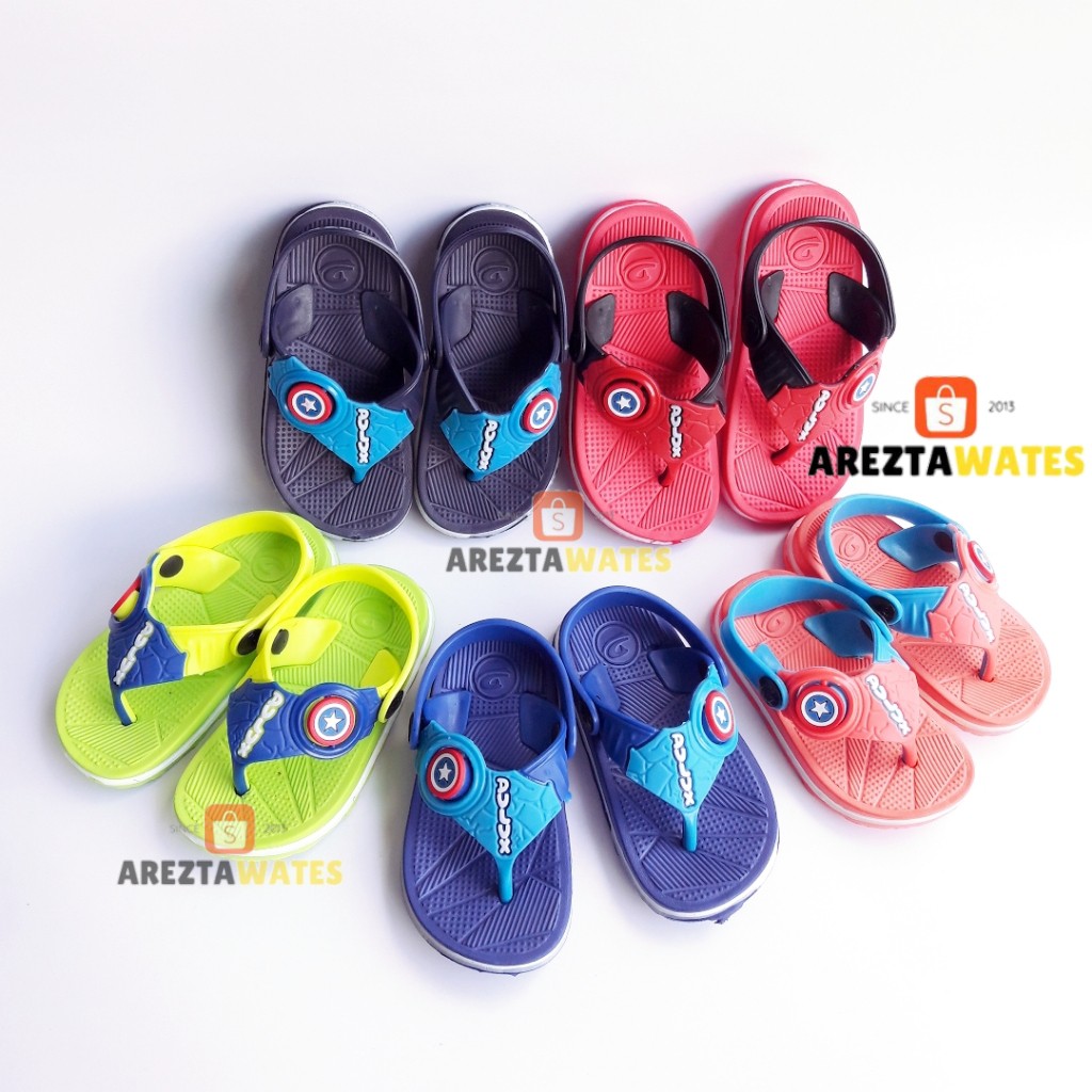 Sandal karet japit tali belakang anak dulux 293E