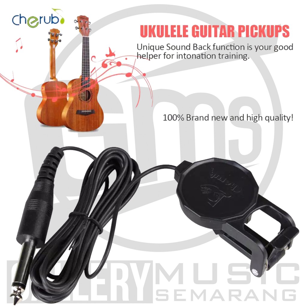 Pickup Cherub WCP-60G Import Pickup Gitar, Ukulele dan Biola - Spul Tempel