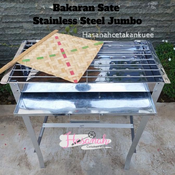 Bakaran Arang Sate / Panggangan Arang Stainless Ikan Bakar Jumbo