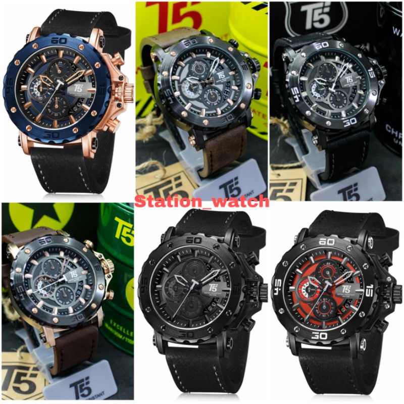 Jam Tangan Cowok T5 H3641G Original Terbaru