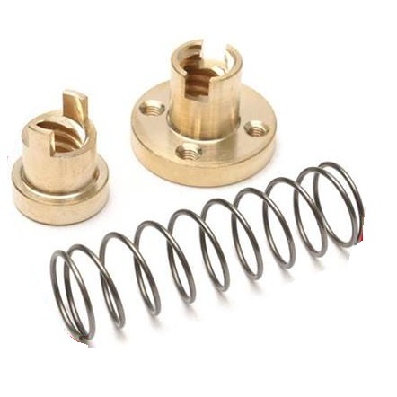 Anti Backlash Nut T8 Pitch 2Mm (Material Brass)