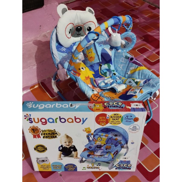 bouncer ayunan bayi sugar baby