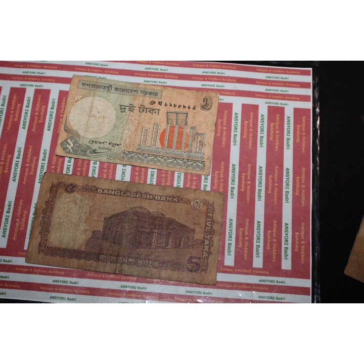 Uang Bangladesh 2 Lembar Borongan F247