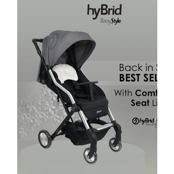 Hybrid Cabi Stacy Charcoal + Seat liner - Stroller Hybrid