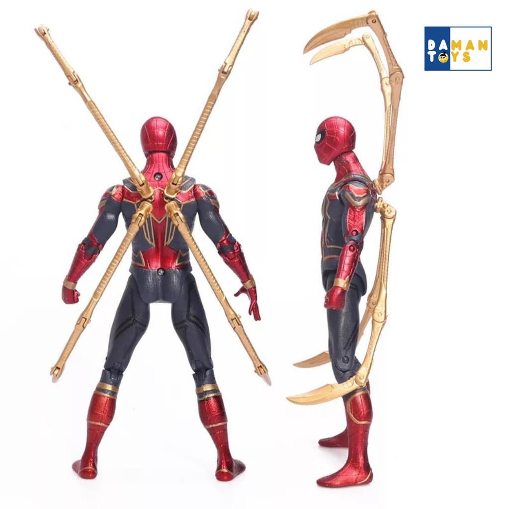 Action Figure Iron Spider Spiderman avengers Infinity War, Mainan Super Hero