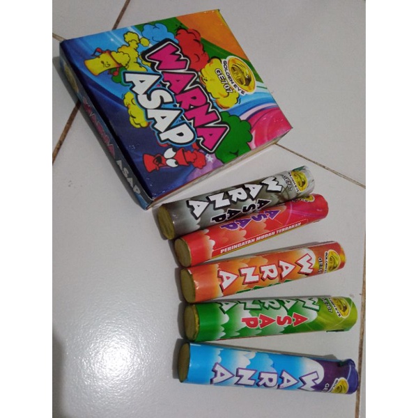 pipa asap smoke bomb 50 detik