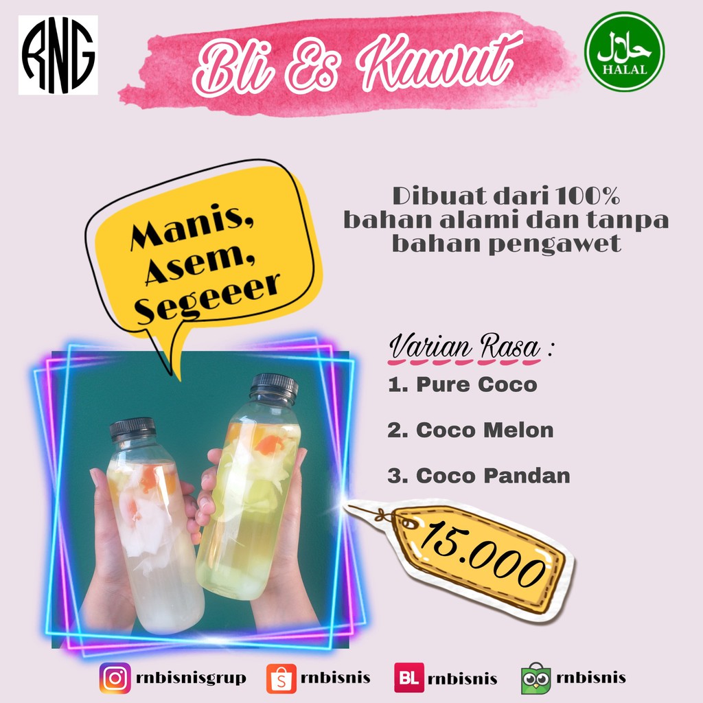 

Bli Es Kuwut - Minuman Khas Bali Minuman Segar 500ml