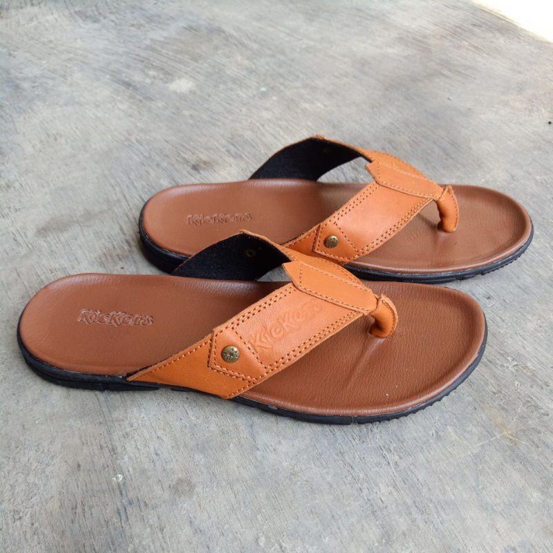 sandal Kickers 03/sandal kulit pria/sandal cowok terbaru/sandal murah/sandal fashion/sandal casual