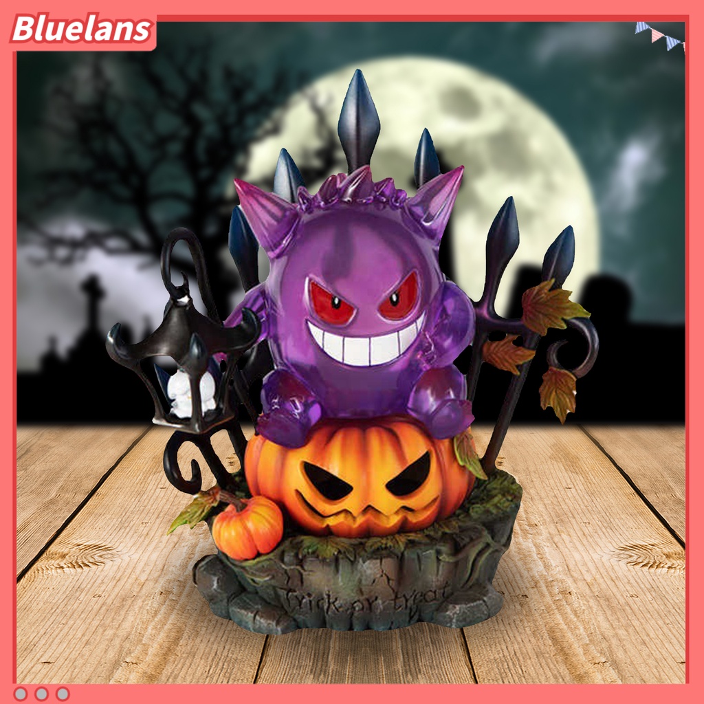 Lampu Bentuk Kartun Labu Halloween Bahan Resin Untuk Ruang Duduk