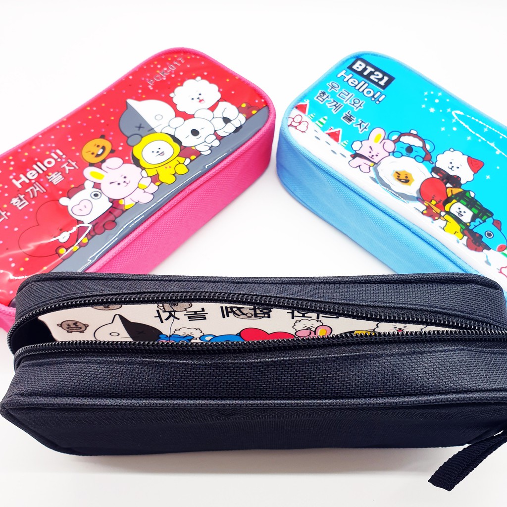 KOTAK PENSIL BT21 KPOP / TEMPAT ALAT TULIS BT21 TERLARIS-2