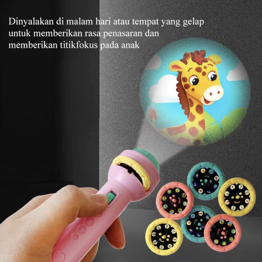 MURMURE.BABY | MAINAN ANAK SENTER PROYEKTOR / FUN FLASHLIGHT / MAINAN PROYEKTOR GAMBAR / MAINAN EDUKASI