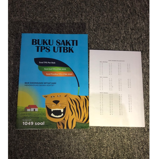 Buku Sakti Tps Utbk 2020 Ultra Original Sbmptn Plus Kunci Jawaban Shopee Indonesia